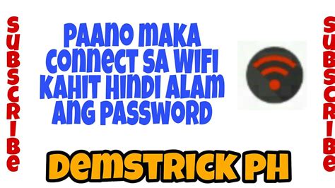 frankie piso wifi|Paano maka connect sa WIFI kahit hindi alam ang PASSWORD .
